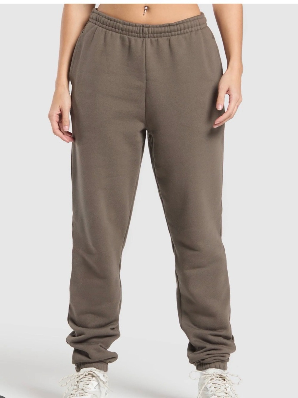 Gymshark Rest Day Fleece Sweatpants Camo Brown XL